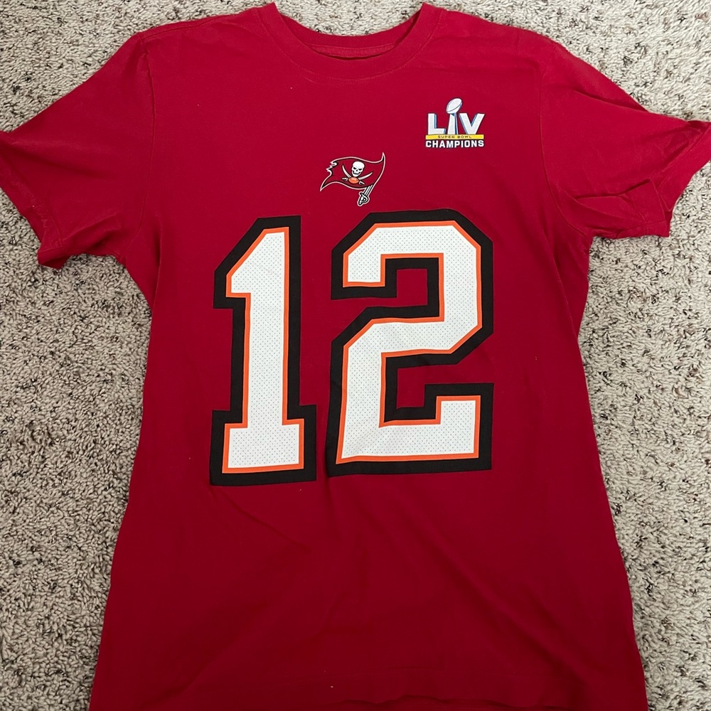 Tom Brady jersey shirt Tampa Bay Buccaneers Super Bowl